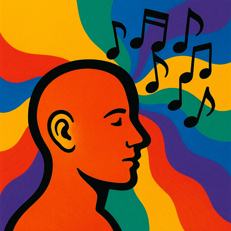 Neuroscience research showing brain plasticity and perfect pitch training