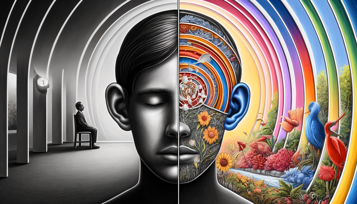 Abstract colorful sound illustration for Unlocking the Symphony: Perfect Pitch in Everyone