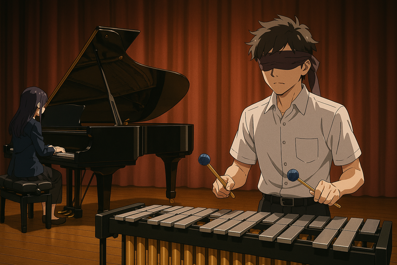 A musician demonstrating complex chord identification with perfect pitch