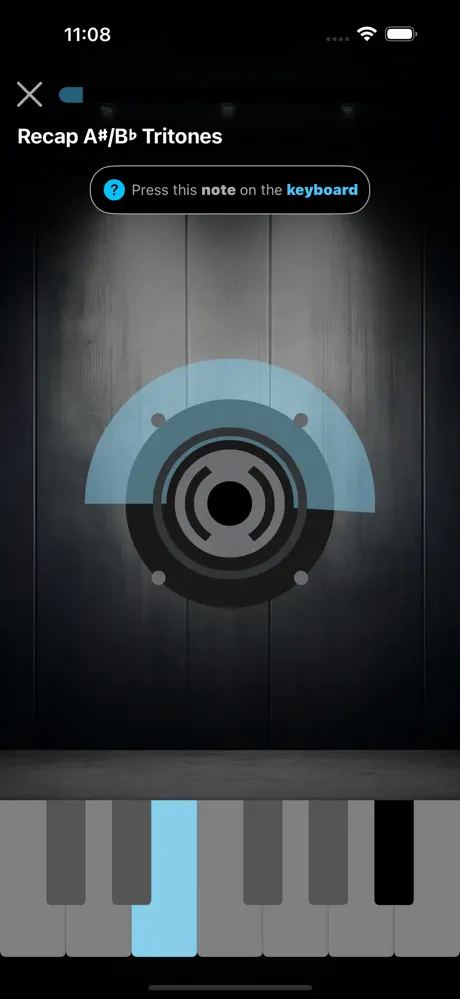 iPhone Lesson Screen